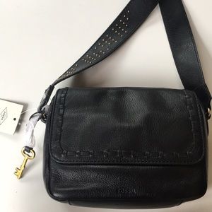 Fossil black Leather Purse